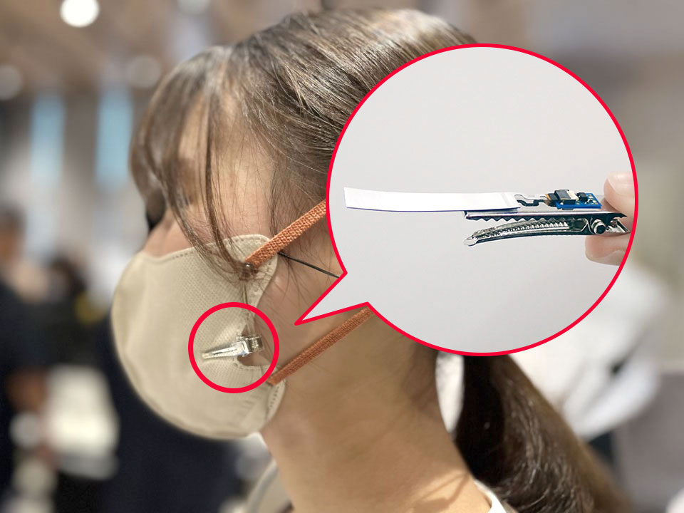 Image of Clips on a mask