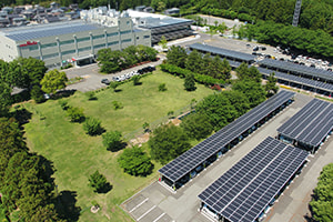 Aerial view of Kanazu Murata Manufacturing