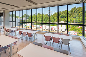 Inside the Clean Energy Park building