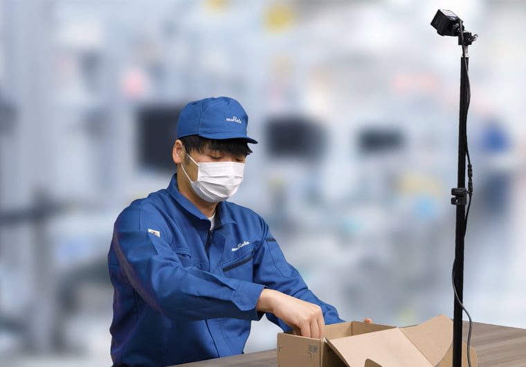 作業管理する人の画像