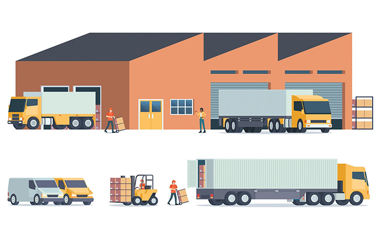 物流のイラスト